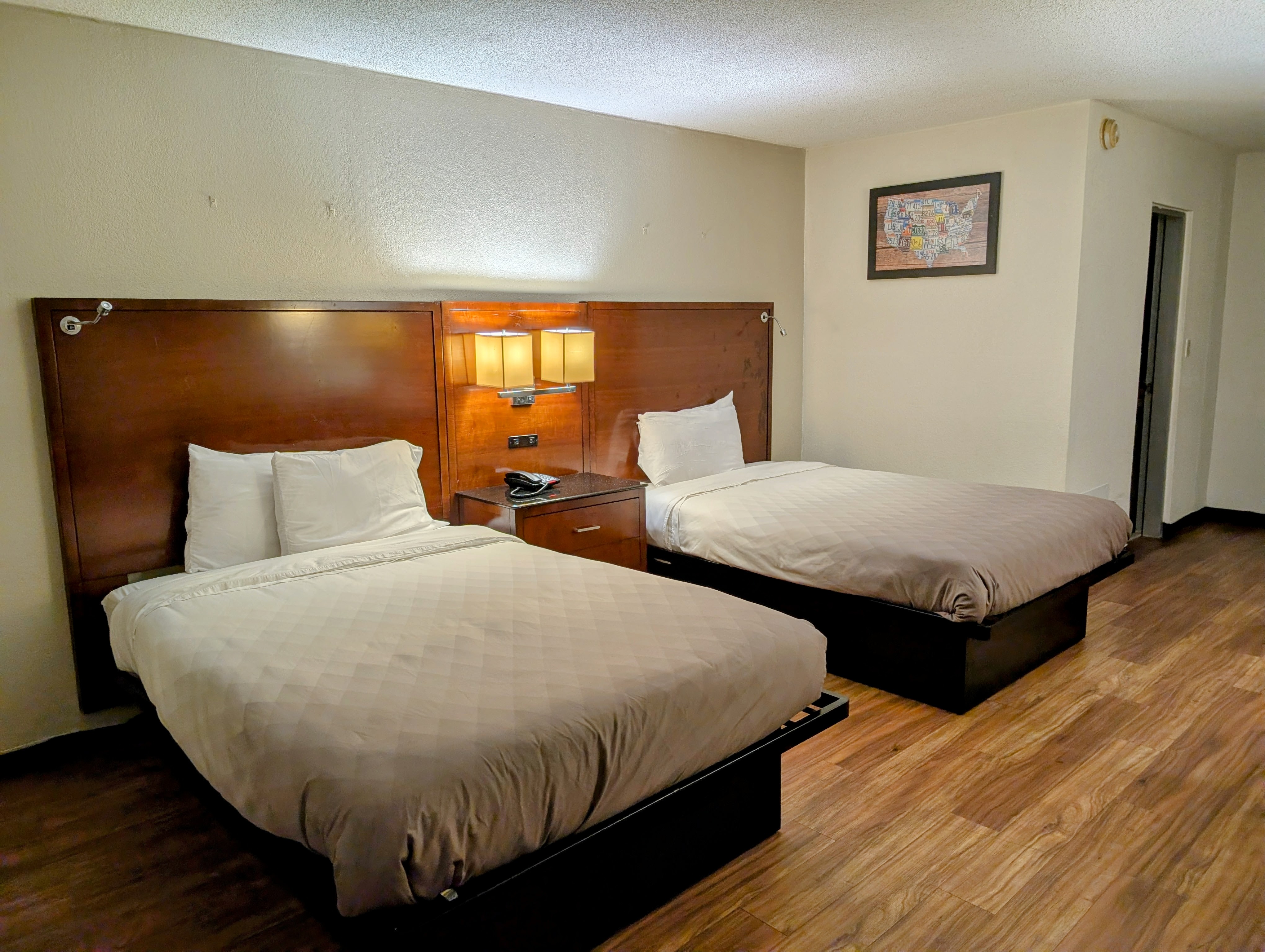 The spacious Forsythia Suite interior layout featuring a dedicated sitting lounge area